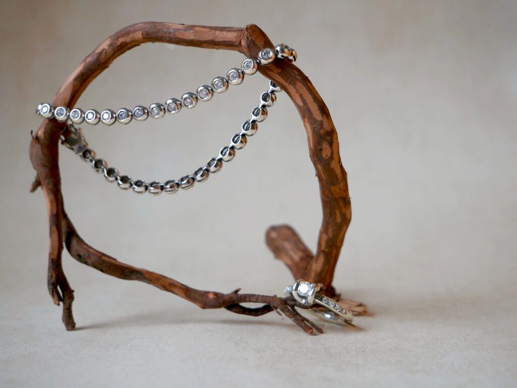 diamond ring and bracelet